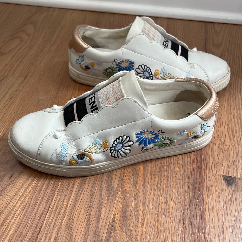 Fendi white sneakers